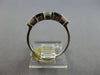 .30CT DIAMOND AND AAA SAPPHIRE 14KT WHITE GOLD ROUND & BAGUETTE ANNIVERSARY RING