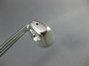 ESTATE 18KT WHITE GOLD 3D ITALIAN HANDCRAFTED HEXAGON HOOP EARRINGS #25545