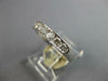 .52CT DIAMOND 14KT WHITE GOLD 3D 7 STONE CHANNEL PAVE WEDDING ANNIVERSARY RING