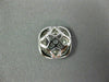 ESTATE .44CT DIAMOND 18KT WHITE GOLD 3D SQUARE ROUND DOUBLE HALO JACKET EARRINGS