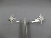 .32CT DIAMOND 14KT WHITE GOLD 3D DOUBLE SNOWFLAKE FLEXIBLE FUN BANGLE BRACELET