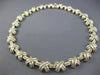 WIDE TIFFANY & CO 18KT YELLOW & 925 SILVER GOLD X LOVE ETERNITY NECKLACE #26181