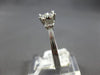 .33CT DIAMOND 18KT WHITE GOLD 3D CLASSIC ROUND CLUSTER ILLUSION ENGAGEMENT RING