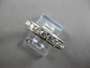 .88CT DIAMOND 14K WHITE GOLD ROUND CHANNEL SEMI ETERNITY COMFORT FIT RING #27992
