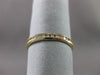 ESTATE .20CT DIAMOND 14KT YELLOW GOLD CHANNEL RING 2mm SIMPLY BEAUTIFUL! #10678