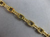 WIDE 3.0CT DIAMOND 14KT YELLOW GOLD BAGUETTE CHANNEL RECTANGULAR TENNIS BRACELET