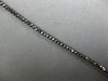 8.04CT BLACK DIAMOND 14KT WHITE GOLD 3D CLASSIC ETERNITY L.OVE TENNIS BRACELET