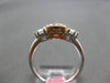 GIA 1.49CT WHITE & PINK DIAMOND 18KT WHITE & ROSE GOLD 3 STONE ENGAGEMENT RING