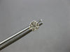 ESTATE SMALL .25CT DIAMOND 14K WHITE GOLD CLUSTER INVISIBLE FLOWER STUD EARRINGS
