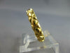 ESTATE 18KT YELLOW GOLD 3D TIFFANY & CO CRISS CROSS WEDDING ANNIVERSARY RING