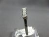 .50CT DIAMOND 14KT WHITE GOLD PRINCESS INVISIBLE PRONG WEDDING ANNIVERSARY RING