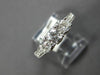 1CT DIAMOND 14KT WHITE GOLD 3 STONE PAST PRESENT FUTURE WEDDING ANNIVERSARY RING