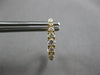 .55CT DIAMOND 18KT YELLOW GOLD ROUND OVAL HUGGIE HOOP LEVERBACK HANGING EARRINGS