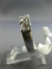 ESTATE WIDE 2.17CT DIAMOND 14KT WHITE GOLD SEMI ETERNITY WEDDING RING BAND #2800