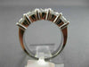 ESTATE WIDE 2.17CT DIAMOND 14KT WHITE GOLD SEMI ETERNITY WEDDING RING BAND #2800