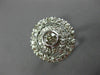 ANTIQUE LARGE 1.20CT DIAMOND 14KT WHITE GOLD 3D FILIGREE ENGAGEMENT RING #26090