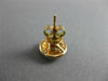 ESTATE 1.4CT PINK & FANCY YELLOW DIAMOND 18K ROSE GOLD DOUBLE HALO STUD EARRINGS