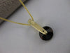 ANTIQUE 2.12CTW DIAMOND GARNET 14K YELLOW GOLD ART DECO PENDANT + CHAIN ##843