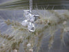 ANTIQUE 1.30CT DIAMOND 14K WHITE GOLD MARQUISE FLOWER PENDANT F VVS CHAIN #2034