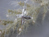 ANTIQUE 1.30CT DIAMOND 14K WHITE GOLD MARQUISE FLOWER PENDANT F VVS CHAIN #2034