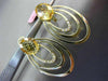ESTATE 4.14CT DIAMOND & AAA CITRINE 14KT YELLOW GOLD MULTI OVAL CLIP ON EARRINGS