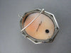 ANTIQUE LARGE .05CT DIAMOND FILIGREE LADY CAMEO 14K WHITE BROOCH & PENDANT #2096
