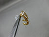 ESTATE .50CT BAGUETTE & ROUND DIAMOND 14KT YELLOW GOLD 3D STAR HANGING EARRINGS