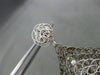 ESTATE EXTRA LARGE .36CT DIAMOND 14KT WHITE & BLACK GOLD WOVEN HANGING EARRINGS