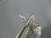 ESTATE EXTRA LARGE .36CT DIAMOND 14KT WHITE & BLACK GOLD WOVEN HANGING EARRINGS