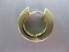 ESTATE 1CT DIAMOND 2 ROW 14K YELLOW GOLD HUGGIE EARRINGS ASTONISHING LOOK! #5319