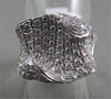 ANTIQUE 18KT WIDE WAVY LOOK 2.35CT DIAMOND WHITE GOLD RING SPECIAL!!!!!!