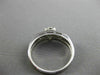 ANTIQUE .74CT ROUND & BAGUETTE DIAMOND 18KT GOLD ENGAGEMENT WEDDING RING #21860