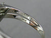 ANTIQUE .74CT ROUND & BAGUETTE DIAMOND 18KT GOLD ENGAGEMENT WEDDING RING #21860
