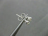 ESTATE 1.0CT DIAMOND 14K WHITE GOLD SOLITAIRE STUD EARRINGS 5mm BEAUTIFUL #16585