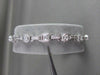 ANTIQUE 14KT WIDE 1.04CTW DIAMOND FILIGREE SQUARE & ROUND BRACELET