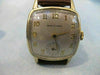 ANTIQUE WALTHAM 14KT YELLOW GOLD FILL SQUARE MENS WATCH WORKS #19061
