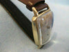 ANTIQUE WALTHAM 14KT YELLOW GOLD FILL SQUARE MENS WATCH WORKS #19061