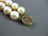 ANTIQUE LARGE .72CT DIAMOND 14KT YELLOW GOLD AAA PEARL 2 STRAND BRACELET #22606