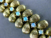 ANITQUE WIDE & LONG AAA AUSTRALIAN OPAL 14KT YELLOW GOLD CLASSIC BRACELET #640