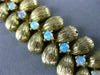 ANITQUE WIDE & LONG AAA AUSTRALIAN OPAL 14KT YELLOW GOLD CLASSIC BRACELET #640