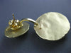 ESTATE LARGE 4.28CT DIAMOND & AAA MULTI GEM 14K YELLOW GOLD 3D CIRCULAR EARRINGS