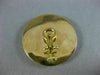 ESTATE EXTRA LARGE 18KT YELLOW GOLD 3D CLASSIC CIRCULAR ITALIAN CLIP ON EARRINGS