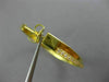 ESTATE LARGE .61CT ROUND DIAMOND 18K YELLOW GOLD 3D CLASSIC X HOOP LOVE EARRINGS
