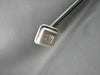 ESTATE WIDE .65CT PRINCESS CUT DIAMOND 14KT WHITE GOLD SQUARE STUD EARRINGS #743