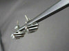 ESTATE WIDE .65CT PRINCESS CUT DIAMOND 14KT WHITE GOLD SQUARE STUD EARRINGS #743