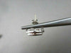 ESTATE WIDE .65CT PRINCESS CUT DIAMOND 14KT WHITE GOLD SQUARE STUD EARRINGS #743