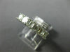 ESTATE 3.98CT EMERALD CUT DIAMOND 14KT WHITE GOLD 3D ETERNITY ANNIVERSARY RING