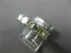 ESTATE 3.98CT EMERALD CUT DIAMOND 14KT WHITE GOLD 3D ETERNITY ANNIVERSARY RING