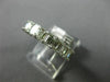 ESTATE 3.98CT EMERALD CUT DIAMOND 14KT WHITE GOLD 3D ETERNITY ANNIVERSARY RING