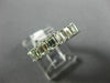ESTATE 3.98CT EMERALD CUT DIAMOND 14KT WHITE GOLD 3D ETERNITY ANNIVERSARY RING